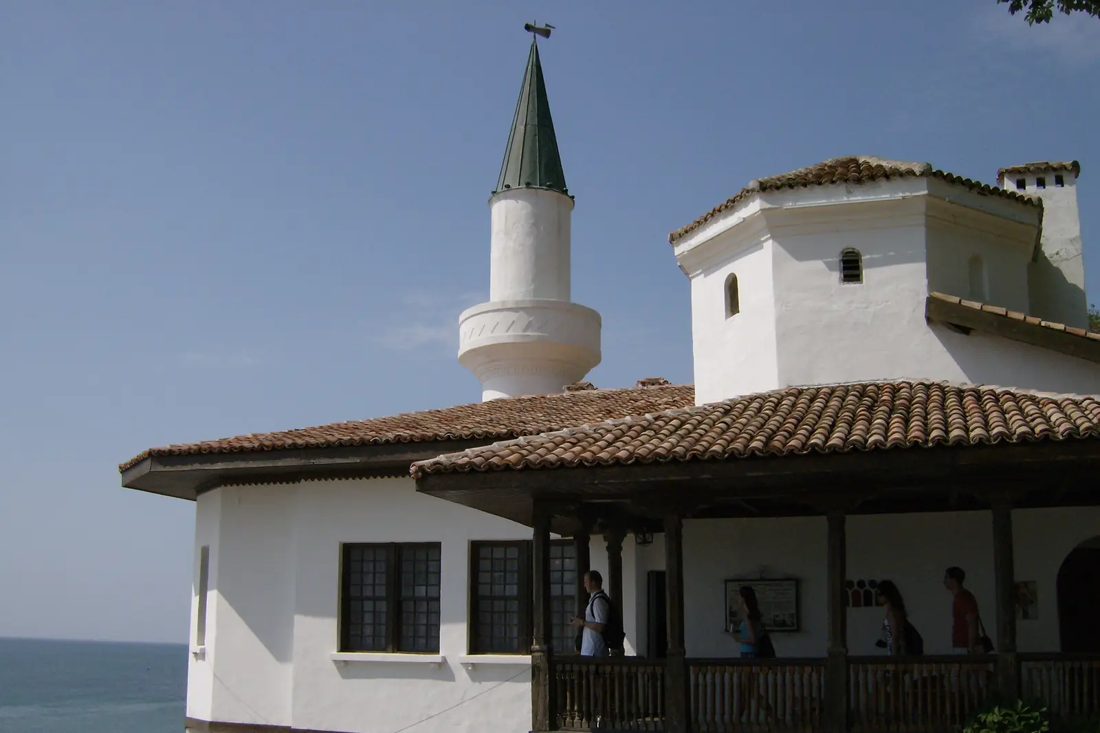 The Palace in Balchik above the sea